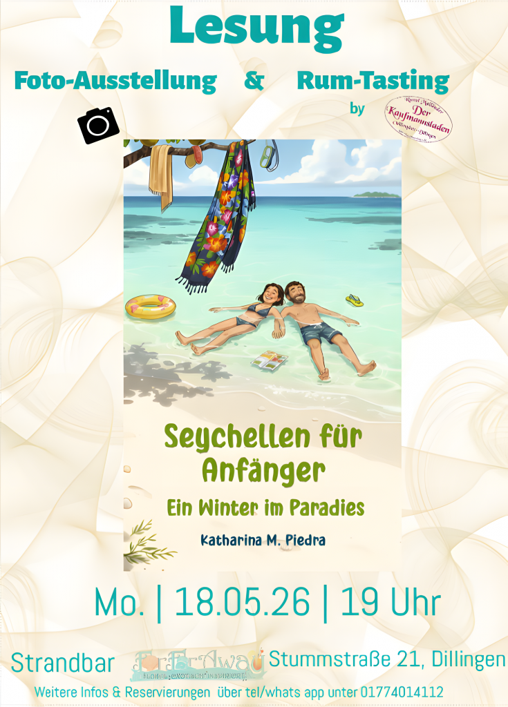 „Seychellen für Anfänger“ – Eine Lesung, die nach Urlaub schmeckt!